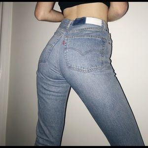 Beautiful shop Re/done straight, high rise Levi’s